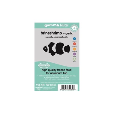 Gamma Brineshrimp + Garlic Blister Pack 100g