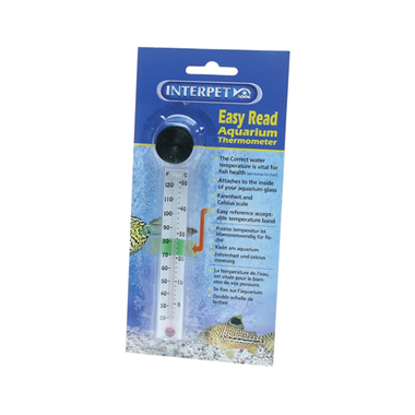 Interpet Easy Read Aquarium Thermometer with Sucker