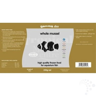 Gamma Whole Mussel Frozen Flat Pack – 250g
