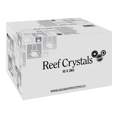 Aquarium Systems Reef Crystals Sea Salt – 20kg Box (10 × 2kg Bags)
