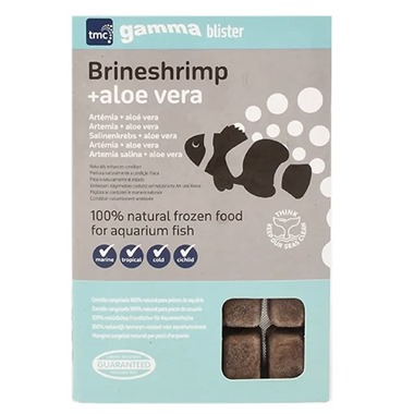 Gamma Brineshrimp + Aloe Vera Frozen Food – 100g