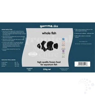 Gamma Whole Fish Frozen Flat Pack – 250g