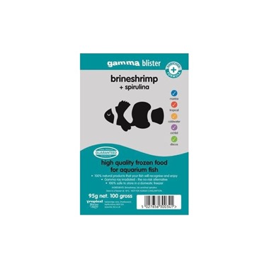 Gamma Brineshrimp + Spirulina Blister 100g