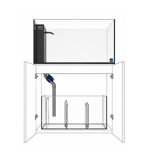 TMC Reef Habitat 90 Peninsula – Marine Aquarium & Cabinet