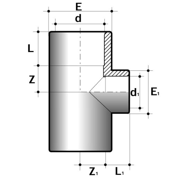 PVC-U Reducing T Piece