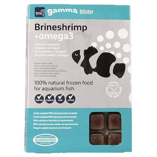 Gamma Brineshrimp + Omega 3 Blister Pack 100g