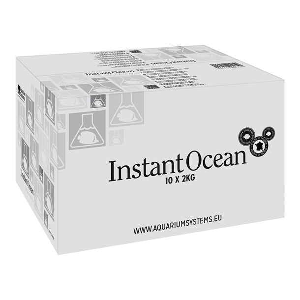 Aquarium Systems Instant Ocean Sea Salt – 20kg Box (10 × 2kg Bags)