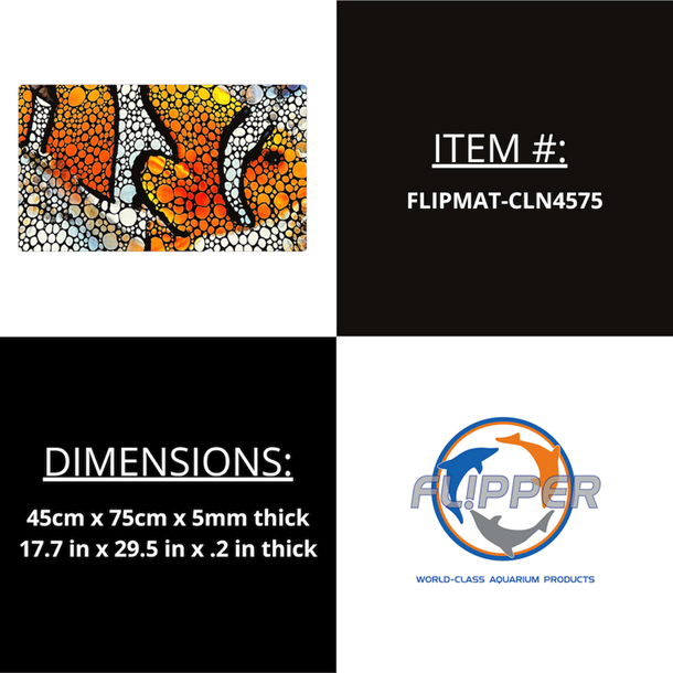 Flipper Aquarium Mat Clownfish