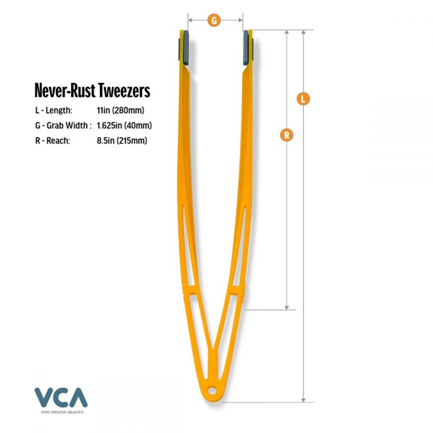 VCA 11" Orange Tweezers