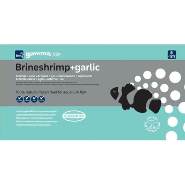 Gamma Brineshrimp + Garlic Frozen Flat Pack – 250g