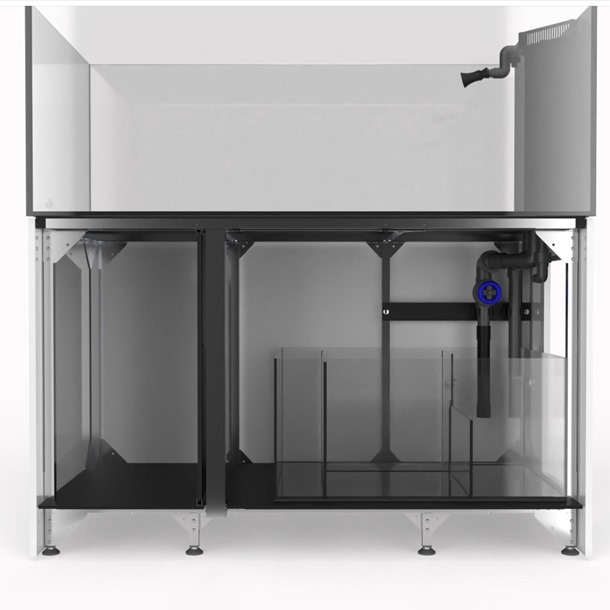 D-D Aqua-Pro Reef 1500 Peninsula – 615L Aquarium & AquaFrame Cabinet