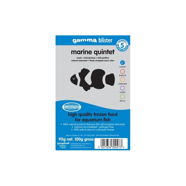 Gamma Marine Quintet Blister Pack 100g