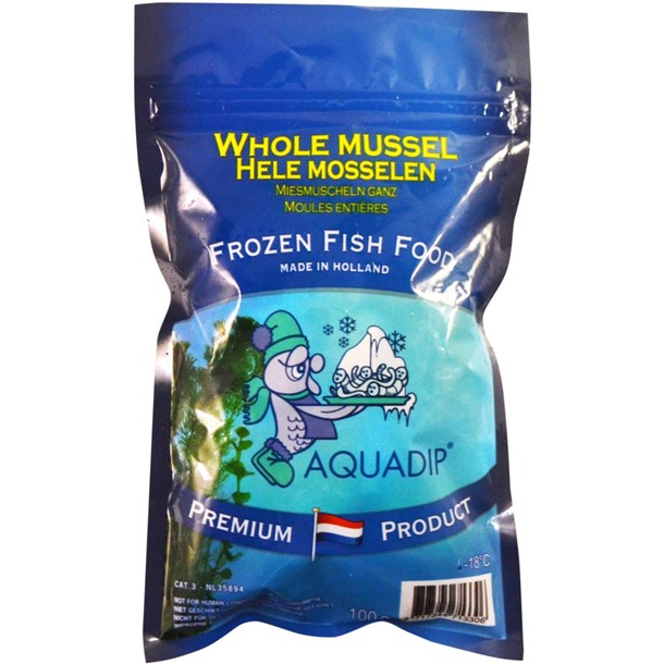 Aquadip Whole Mussel Blister 100g