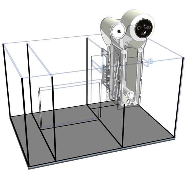 D-D Aqua-Pro Reef 1200 AquaFrame – 387L Marine Aquarium & Aluminium Cabinet