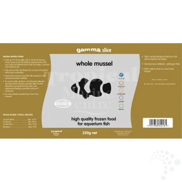 Gamma Whole Mussel Slice 250g