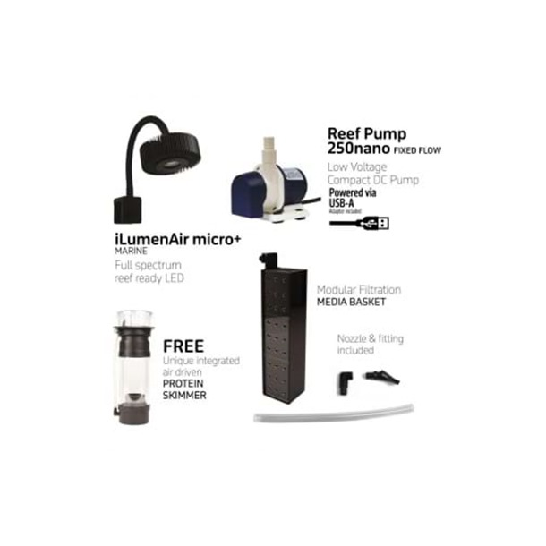 TMC Next Wave 35 – Nano Marine Reef Aquarium & LED Set