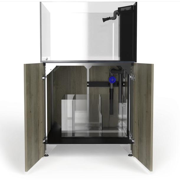 D-D Aqua-Pro Reef 900 Peninsula – 371L Aquarium & AquaFrame Cabinet