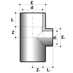 PVC-U Reducing T Piece